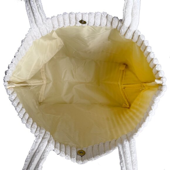 NEW Peanuts Snoopy & Friends Corduroy Tote - Picture 4 of 4